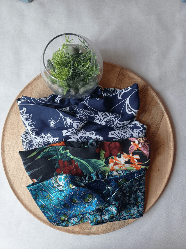 Bandeau turban ou plat imprimé