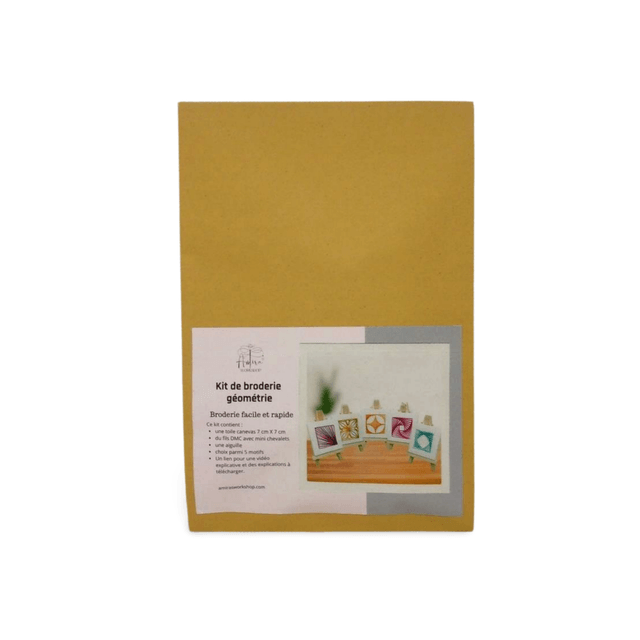 Kit de broderie Géométrie - 7 cm